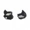 Engine covers protection kit POLISPORT Negru