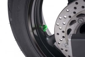 Valves for tubeless wheels PUIG 8100V verde D 8,3mm