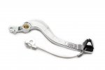 Brake pedal MOTION STUFF 83P-0081002 silver body, black steel fixed tip Steel Fixed Tip