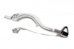 Brake pedal MOTION STUFF 83P-0221002 silver body, black steel fixed tip Steel Fixed Tip
